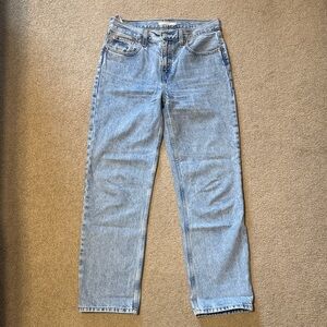 Levi Low Pro straight leg size 28 regular, 29 1/2 inch inseam